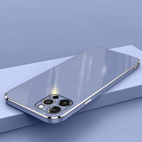 Funda Silicona Ultrafina Goma Carcasa S04 para Apple iPhone 15 Pro Max Azul