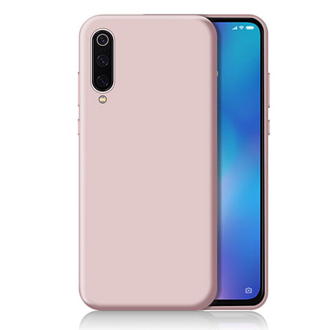 Funda Silicona Ultrafina Goma Carcasa S04 para Xiaomi Mi 9 Lite Oro Rosa