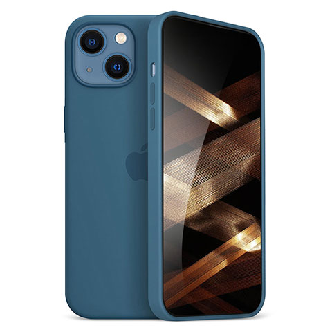 Funda Silicona Ultrafina Goma Carcasa S05 para Apple iPhone 15 Azul