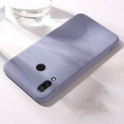 Funda Silicona Ultrafina Goma Carcasa S05 para Huawei Honor 8X Gris