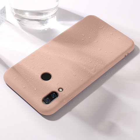 Funda Silicona Ultrafina Goma Carcasa S05 para Huawei Honor 8X Oro Rosa