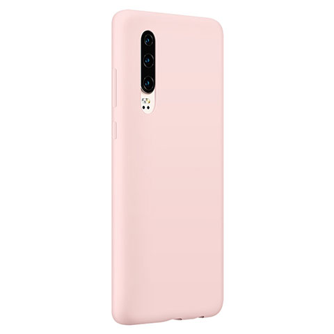 Funda Silicona Ultrafina Goma Carcasa S05 para Huawei P30 Rosa