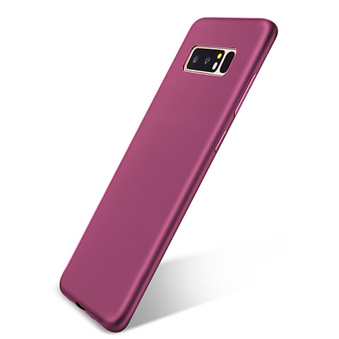 Funda Silicona Ultrafina Goma Carcasa S05 para Samsung Galaxy Note 8 Duos N950F Morado