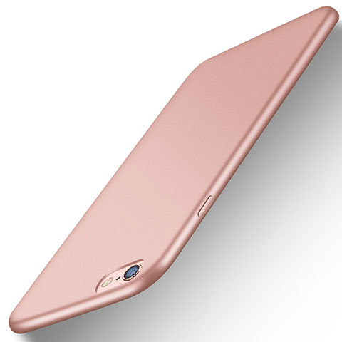 Funda Silicona Ultrafina Goma Carcasa U06 para Apple iPhone 6S Plus Oro Rosa