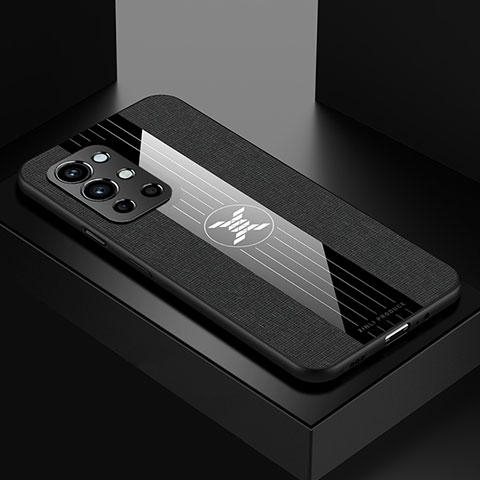 Funda Silicona Ultrafina Goma Carcasa X01L para OnePlus 9R 5G Negro