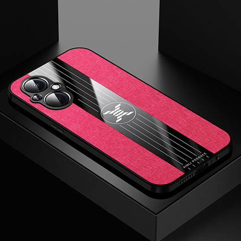 Funda Silicona Ultrafina Goma Carcasa X01L para Oppo F21s Pro 5G Rojo