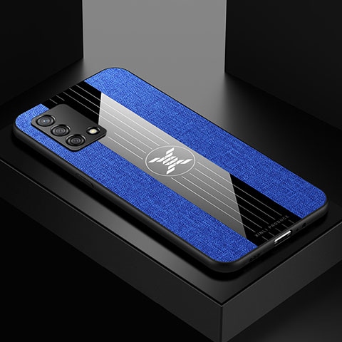 Funda Silicona Ultrafina Goma Carcasa X01L para Oppo Reno6 Lite Azul