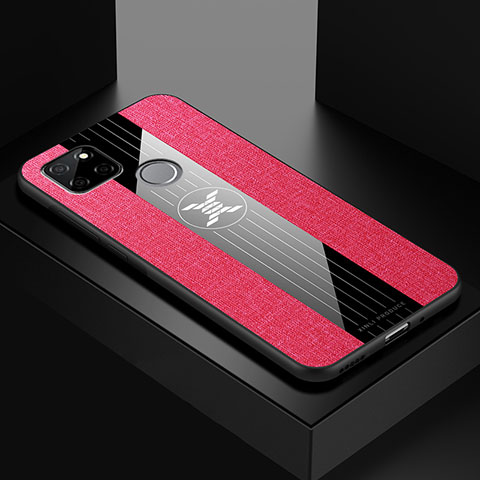 Funda Silicona Ultrafina Goma Carcasa X01L para Realme Q2i 5G Rojo