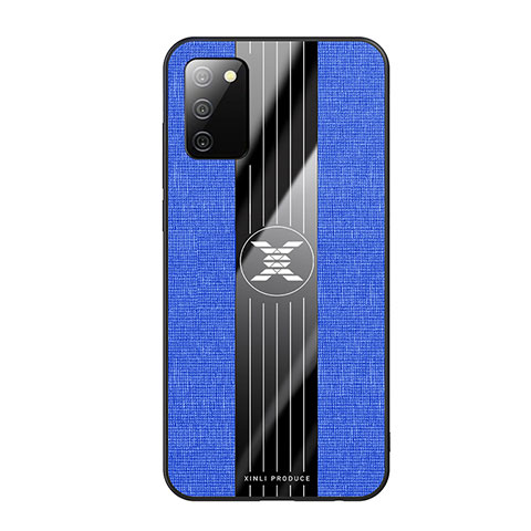 Funda Silicona Ultrafina Goma Carcasa X01L para Samsung Galaxy A03s Azul