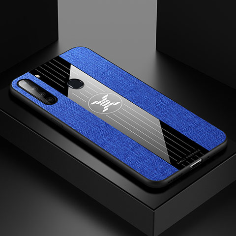 Funda Silicona Ultrafina Goma Carcasa X01L para Samsung Galaxy A21 Azul