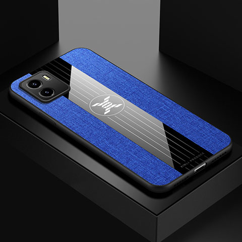 Funda Silicona Ultrafina Goma Carcasa X01L para Vivo Y01A Azul