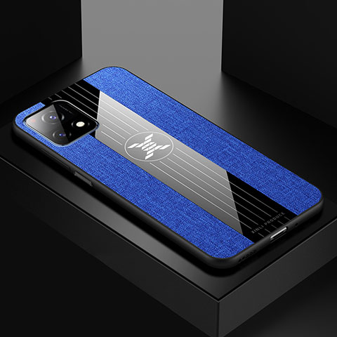 Funda Silicona Ultrafina Goma Carcasa X01L para Vivo Y31s 5G Azul