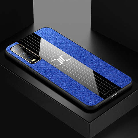 Funda Silicona Ultrafina Goma Carcasa X01L para Vivo Y51s 5G Azul