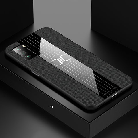 Funda Silicona Ultrafina Goma Carcasa X01L para Xiaomi Poco M3 Negro