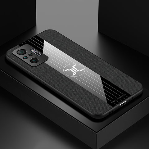 Funda Silicona Ultrafina Goma Carcasa X01L para Xiaomi Redmi Note 10 Pro Max Negro