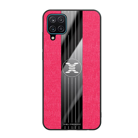 Funda Silicona Ultrafina Goma Carcasa X02L para Samsung Galaxy A12 5G Rojo