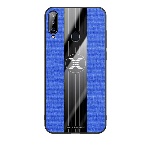 Funda Silicona Ultrafina Goma Carcasa X02L para Samsung Galaxy A20s Azul