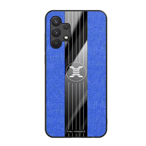 Funda Silicona Ultrafina Goma Carcasa X02L para Samsung Galaxy A32 4G Azul