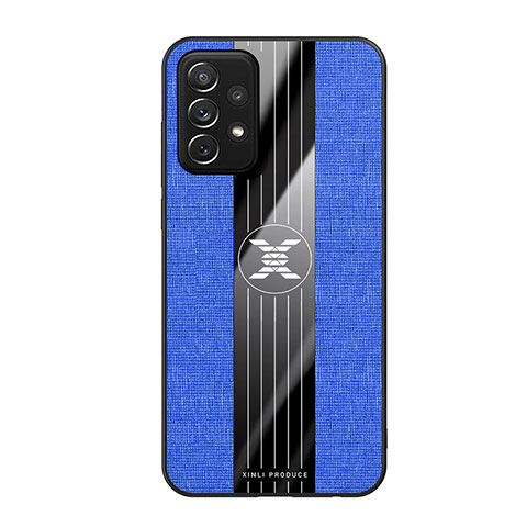 Funda Silicona Ultrafina Goma Carcasa X02L para Samsung Galaxy A72 4G Azul