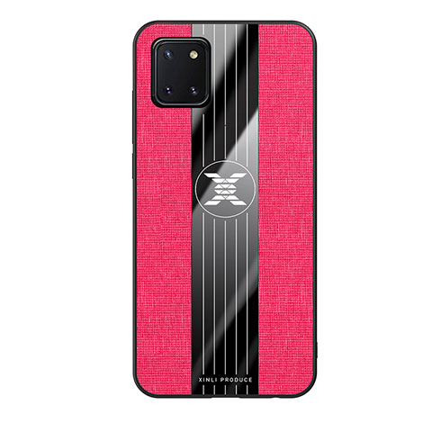 Funda Silicona Ultrafina Goma Carcasa X02L para Samsung Galaxy A81 Rojo