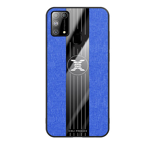 Funda Silicona Ultrafina Goma Carcasa X02L para Samsung Galaxy M21s Azul