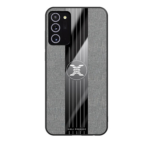 Funda Silicona Ultrafina Goma Carcasa X02L para Samsung Galaxy Note 20 5G Gris