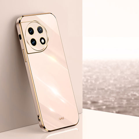 Funda Silicona Ultrafina Goma Carcasa XL1 para OnePlus Ace 2 5G Oro Rosa
