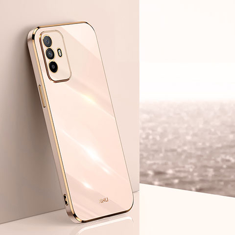 Funda Silicona Ultrafina Goma Carcasa XL1 para Oppo F19 Pro+ Plus 5G Oro