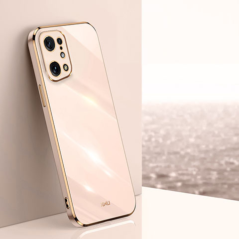 Funda Silicona Ultrafina Goma Carcasa XL1 para Oppo Find X5 5G Oro