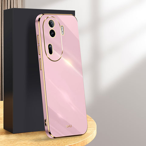 Funda Silicona Ultrafina Goma Carcasa XL1 para Oppo Reno11 Pro 5G Purpura Claro