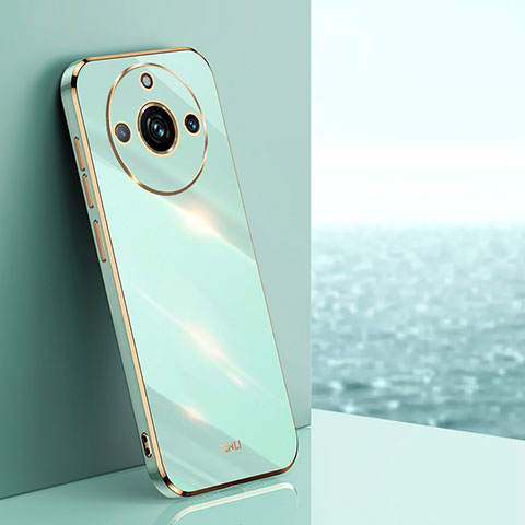 Funda Silicona Ultrafina Goma Carcasa XL1 para Realme 11 Pro+ Plus 5G Verde