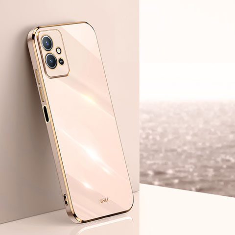 Funda Silicona Ultrafina Goma Carcasa XL1 para Vivo T1 5G India Oro