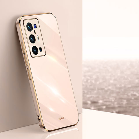 Funda Silicona Ultrafina Goma Carcasa XL1 para Vivo X70 Pro+ Plus 5G Oro