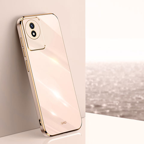 Funda Silicona Ultrafina Goma Carcasa XL1 para Vivo Y02t Oro