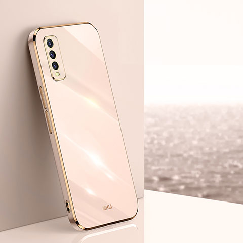 Funda Silicona Ultrafina Goma Carcasa XL1 para Vivo Y11s Oro