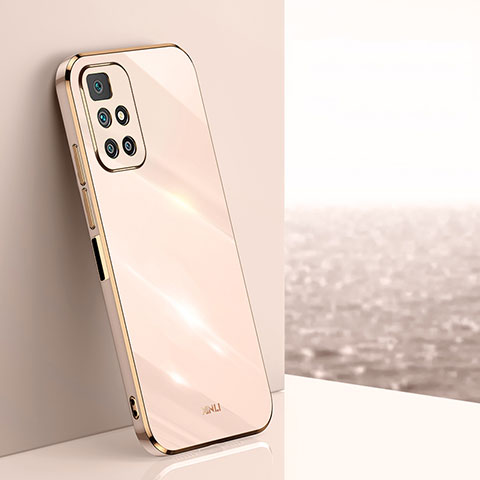 Funda Silicona Ultrafina Goma Carcasa XL1 para Xiaomi Redmi 10 (2022) Oro