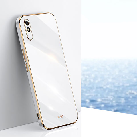 Funda Silicona Ultrafina Goma Carcasa XL1 para Xiaomi Redmi 9A Blanco