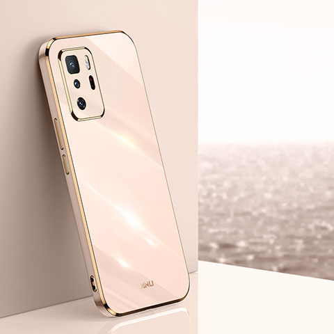 Funda Silicona Ultrafina Goma Carcasa XL1 para Xiaomi Redmi Note 10 Pro 5G Oro