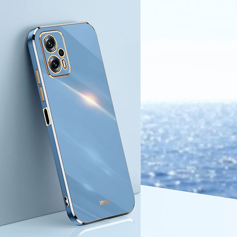 Funda Silicona Ultrafina Goma Carcasa XL1 para Xiaomi Redmi Note 12T Pro 5G Azul