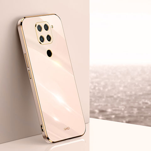 Funda Silicona Ultrafina Goma Carcasa XL1 para Xiaomi Redmi Note 9 Oro