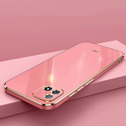 Funda Silicona Ultrafina Goma Carcasa XL2 para Realme Narzo 50i Rosa Roja