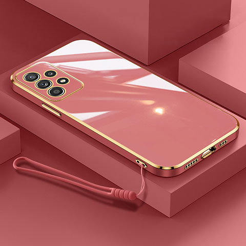 Funda Silicona Ultrafina Goma Carcasa XL2 para Samsung Galaxy M32 5G Rosa Roja