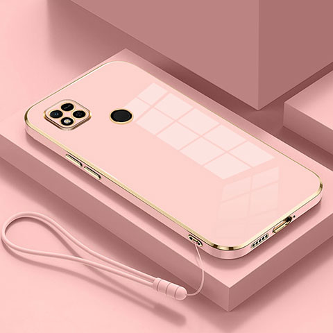 Funda Silicona Ultrafina Goma Carcasa XL2 para Xiaomi Redmi 9 Activ Oro Rosa