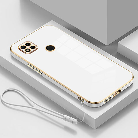 Funda Silicona Ultrafina Goma Carcasa XL2 para Xiaomi Redmi 9 India Blanco