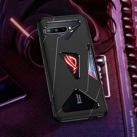 Funda Silicona Ultrafina Goma Carcasa ZJ1 para Asus ROG Phone 3 Negro