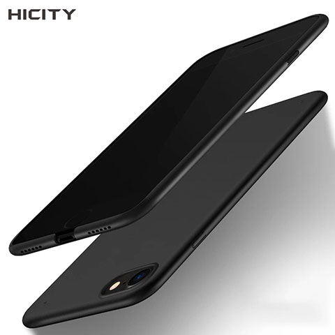 Funda Silicona Ultrafina Goma para Apple iPhone 8 Negro