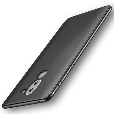 Funda Silicona Ultrafina Goma para Huawei Honor 6X Pro Negro