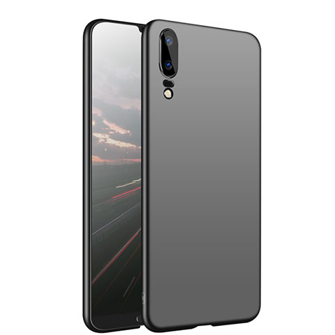 Funda Silicona Ultrafina Goma para Huawei P20 Negro