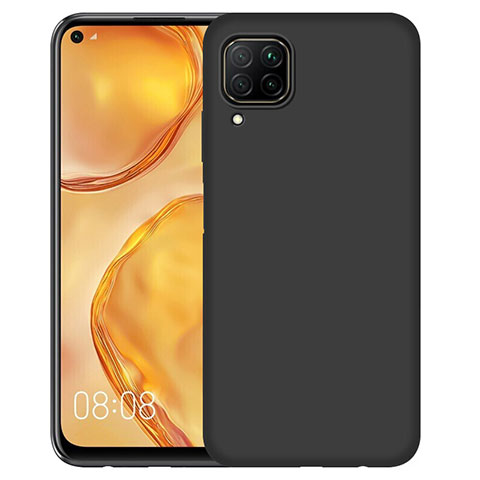 Funda Silicona Ultrafina Goma para Huawei P40 Lite Negro