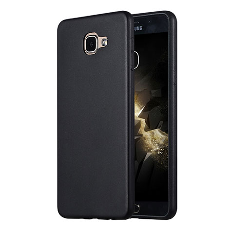 Funda Silicona Ultrafina Goma para Samsung Galaxy A9 Pro (2016) SM-A9100 Negro